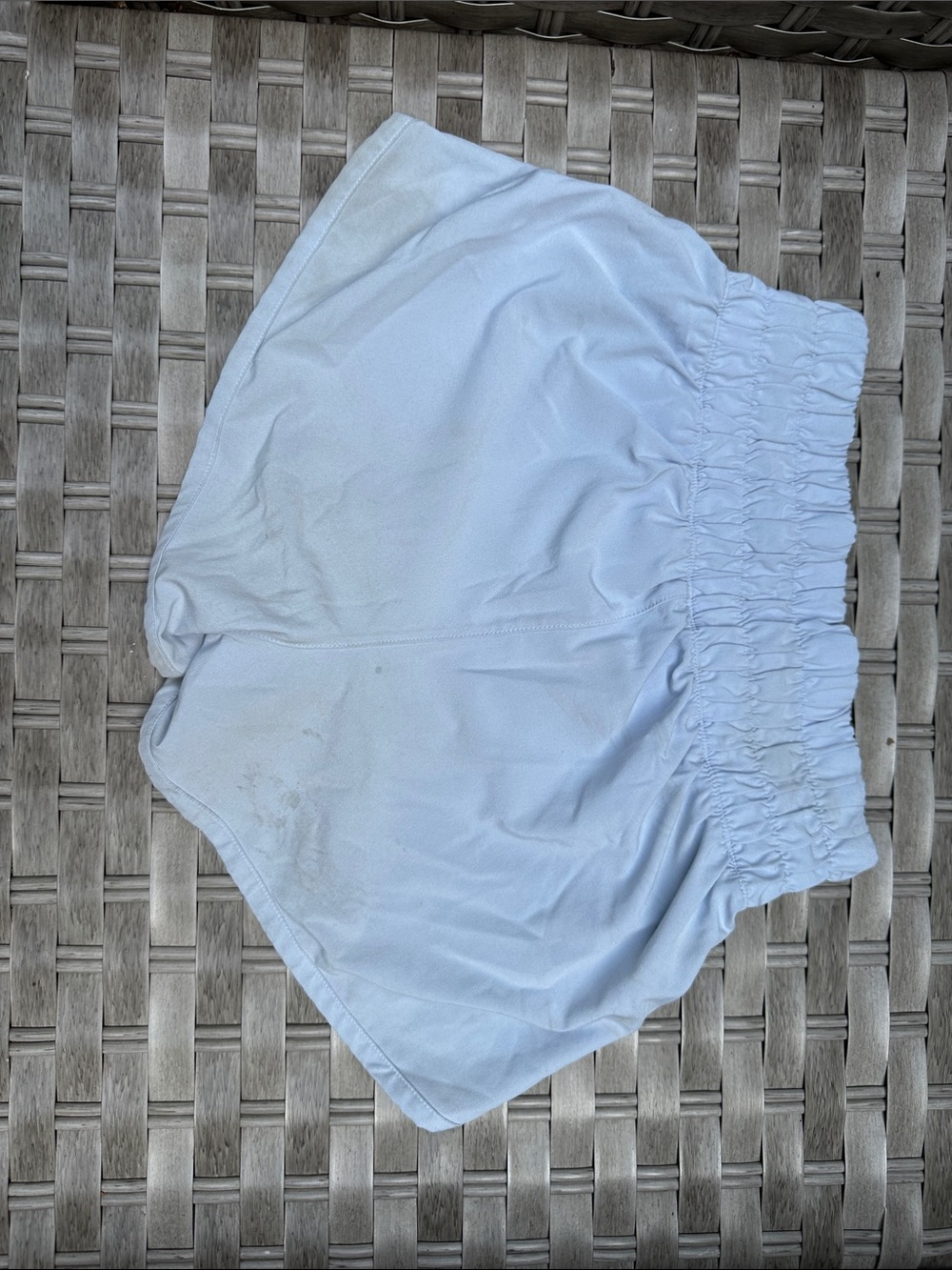Athleta Light Blue Elastic Waist Girls' Athletic Shorts